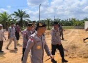 Kapolda Aceh Tinjau Progres Pembangunan Huntap untuk Korban Banjir di Simpang Kanan.