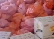 Digedung SKB Aceh Tamiang. Tertimbun lama Ribuan Bungkus Sembako Bantuan Dari MPR RI