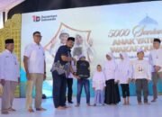 Bupati Aceh Tamiang Hadiri Santunan 5.000 Anak Yatim dan Wakaf Al-Quran Bersama BSI