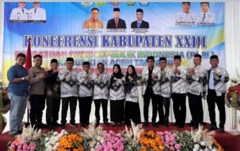 Wabup Aceh Tamiang Buka Konferensi PGRI ke-23, Tekankan Sinergi dan Kesejahteraan Guru