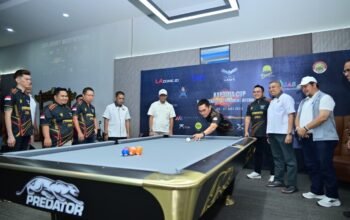 Ketua KONI Jambi Hadiri Pembukaan Kejuaraan Internasional Bola 9 Kapolda Cup