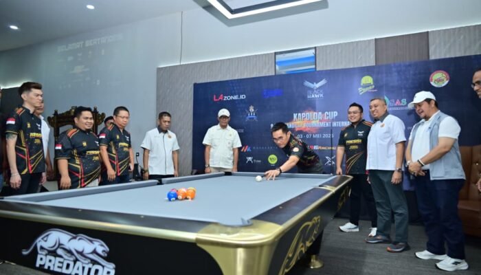 Ketua KONI Jambi Hadiri Pembukaan Kejuaraan Internasional Bola 9 Kapolda Cup