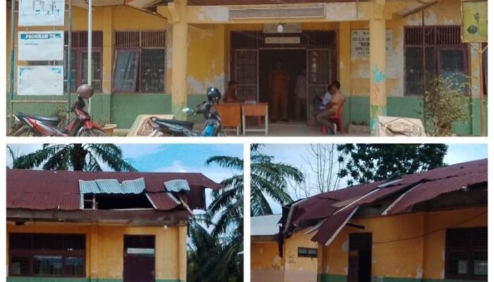 Di Balik Semangat Mereka, Ada Bangunan Sekolah yang Hampir Roboh: SMPN 3 Kejuruan Muda Menanti Asa