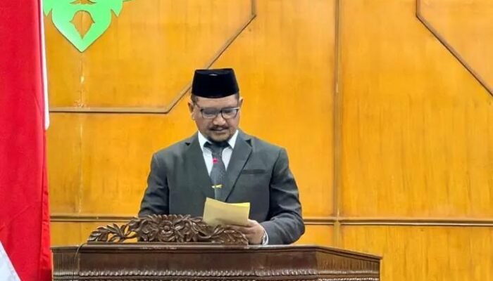 Bupati Aceh Tamiang Sampaikan LKPJ Tahun Anggaran 2025 di Rapat Paripurna DPRK
