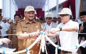 Bupati Aceh Tamiang Resmikan Huntara Karyawan PT. PPP dan PT. Sri Kuala