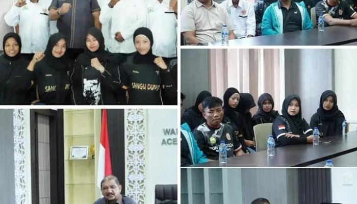 14 Atlet Pencak Silat Aceh Tamiang Dilepas Bupati untuk Pra PORA 2026 di Langsa