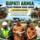 Bupati Aceh Tamiang Tinjau Rehabilitasi 712 Hektare Sawah Pascabanjir