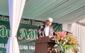 Ribuan Warga Aceh Tamiang Padati Lapangan Pendopo Ikuti Salat Iduladha 1447 H