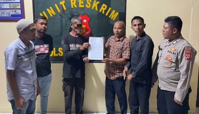 Kedepankan Restorative Justice (RJ), Polsek Meureudu Selesaikan Kasus Pencurian Besi 20 Kg Secara Kekeluargaan