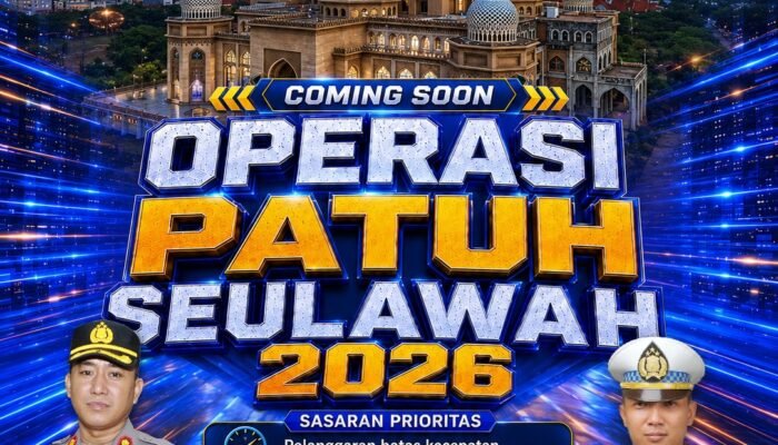 Operasi Patuh Seulawah 2026: Satlantas Lhokseumawe Fokus Tindak 5 Pelanggaran Prioritas