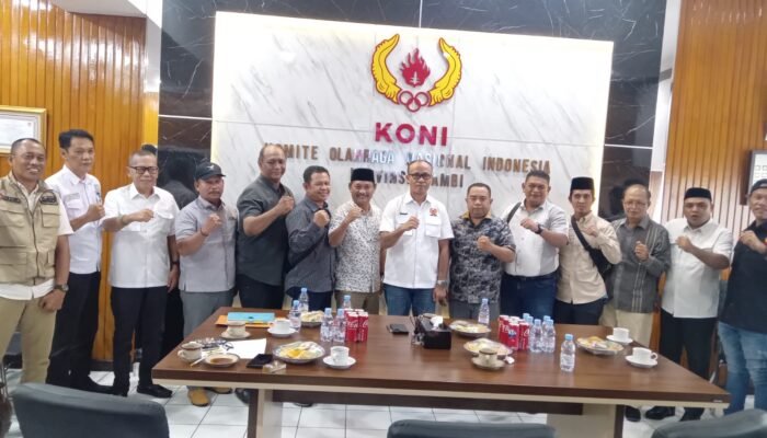 KONI Jambi Terima Kunjungan DPRD dan Dispora Kabupaten Tanjung Jabung Barat