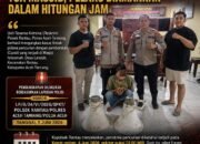 Gerak Cepat Polsek Rantau, Pencuri Toa Masjid Diringkus dalam Hitungan Jam
