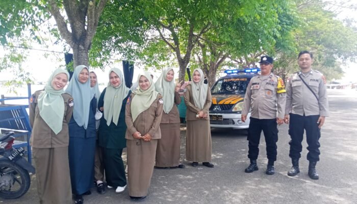 Menjelang Shalat Jumat, Polsek Banda Sakti Patroli Antisipasi Balap Liar di Seputaran Waduk