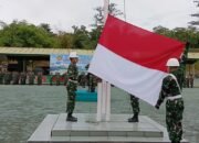 Tumbuhkan Nasionalisme, Kasdim Aceh Tamiang Pimpin Upacara Bendera Hari Senin