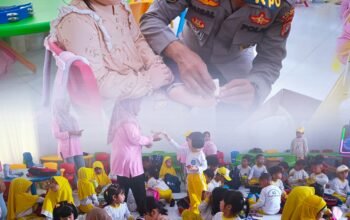 Sidokes polres Aceh Tamiang gelar cek Kesehatan gratis bagi anak pra sekolah dalam rangka hari Bayangkara ke -80