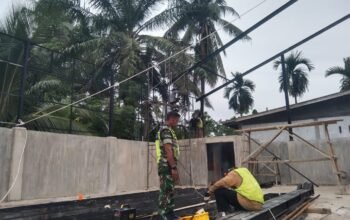 Sinergi Babinsa dan Masyarakat Perkuat Percepatan Pembangunan KDKMP