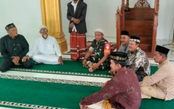 Perkuat Nilai-Nilai Keislaman, Babinsa Kawal Sosialisasi Fatwa dan Hukum Islam oleh MPU Aceh Tamiang