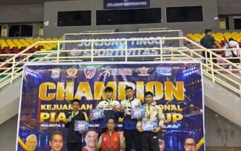 Tim IKASI Pengprov Jambi menutup Kejuaraan Nasional Anggar Piala RDPS (Ratu Dewa Prima Selatan) dengan Raihan Empat Medali Perunggu