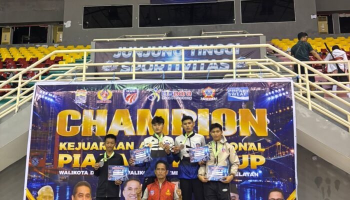 Tim IKASI Pengprov Jambi menutup Kejuaraan Nasional Anggar Piala RDPS (Ratu Dewa Prima Selatan) dengan Raihan Empat Medali Perunggu