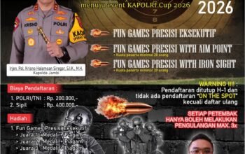 Pengprov Perbakin Jambi dan Polda Jambi akan Gelar Kejuaraan Menembak Kapolda Cup 2026