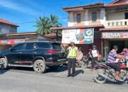 Personel Polres Aceh Tamiang laksanakan pengamanan di sejumlah SPBU.wujudkan pelayanan prima kepada masyarakat