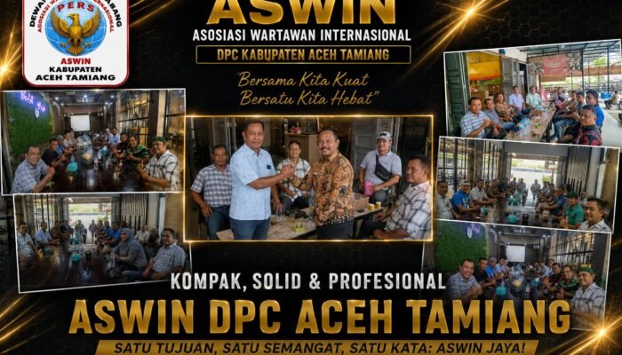 Bangun Pers Berkualitas, DPC ASWIN Kabupaten Aceh Tamiang Matangkan Program Kerja Demi Organisasi yang Solid dan Berintegritas