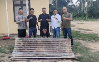 Polsek rantau ungkap kasus pencurian seng, seorang residivis di amankan