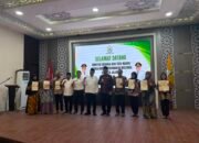 Kapolres Aceh Tamiang Hadiri Kunjungan Kerja  Menteri ATR/BPN Dalam Rangka Penyerahan Sertifikat Pengganti & Tinjau Progres Huntap