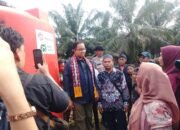 Personel PosPol Babo Laksanakan Pengamanan Peresmian Progtam Bantuan Pasca Bencana Oleh Anies Baswedan di Aceh Tamiang