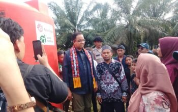Personel PosPol Babo Laksanakan Pengamanan Peresmian Progtam Bantuan Pasca Bencana Oleh Anies Baswedan di Aceh Tamiang
