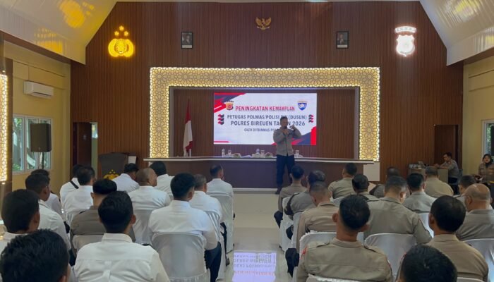 Ditbinmas Polda Aceh Tingkatkan Kemampuan Polisi RW/Dusun Polres Bireuen Dalam Pelaksanaan Tugas