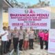 Kapolres Aceh Tamiang bersama ketua Bhayangkari cek pekerjaan 30 sumur bor bantuan air bersih