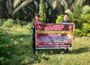 Polsek Tamiang Hulu Berikan Himbauan Larangan Karhutla cegah Kebakaran Hutan dan Lahan