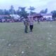Pengamanan Turnamen Bola Kaki HUT-RI ke-81, Anggota Koramil 03/Seruway Aktif di Lapangan