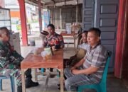 Babinsa Koramil 02/Karang Baru Jalin Komunikasi Dan Silaturahmi Bersama Masyarakat