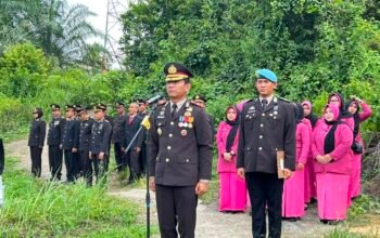 Polres Aceh Tamiang Gelar Pemakaman Secara Dinas Alm. Aipda Hendri Arisandi