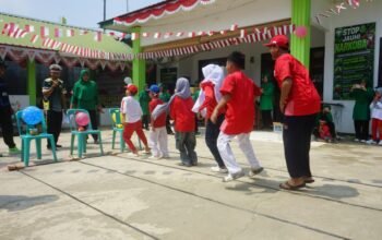 Koramil 04/Bendahara Gelar Perlombaan Antar Anggota Semarakkan HUT RI Ke-81, Kenang Jasa Para Pahlawan