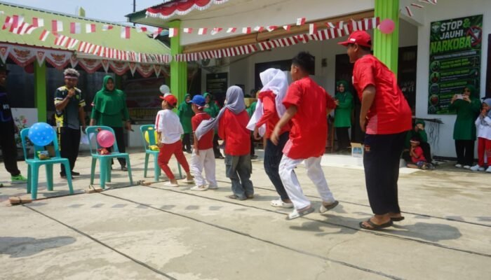 Koramil 04/Bendahara Gelar Perlombaan Antar Anggota Semarakkan HUT RI Ke-81, Kenang Jasa Para Pahlawan