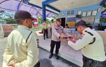 Sat Binmas Polres Aceh Tamiang Sambangi dan Monitoring Satpam PT Pertamina Hulu Rokan Field Rantau