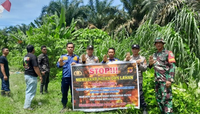 Forkopimcam Tenggulun Gencarkan Sosialisasi dan Patroli Karhutla, Masyarakat Diimbau Tidak Membakar Lahan