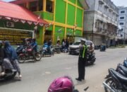 Strong point Pagi Jadi Garda Keselamatan Pelajar, Sat Lantas Polres Aceh Tamiang Perkuat Pengaturan Lalu Lintas