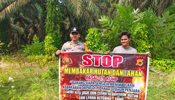 Langkah Preventif Cegah Karhutla, Polsek Tamiang Hulu Aktif Patroli dan Bangun Kesadaran Masyarakat