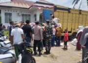 Polsek Tenggulun Monitoring dan Amankan Penyaluran Bantuan Beras CPP untuk Masyarakat
