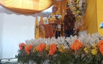Musda VI Golkar Aceh Tamiang: Adriadi Kembali Dipercaya, Terpilih Secara Aklamasi Nahkodai Partai Golkar
