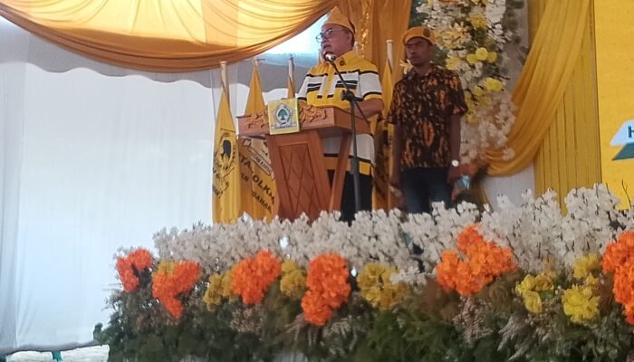 Musda VI Golkar Aceh Tamiang: Adriadi Kembali Dipercaya, Terpilih Secara Aklamasi Nahkodai Partai Golkar