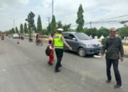 Pastikan Zona Aman Sekolah Lancar Dan Tertib, Sat Lantas Polres Aceh Tamiang Lakukan Pengaturan Arus Lalulintas