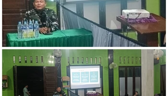 Cegah Karhutla, Pasis Dikreg Seskoal Angkatan Ke-66 Edukasi Warga Kubu Raya dan Salurkan Bansos