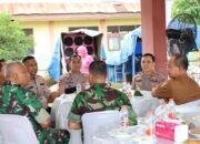 Kapolres Aceh Tamiang Silaturahmi dan Tatap Muka Bersama Muspika dan Personil Polsek Bendahara