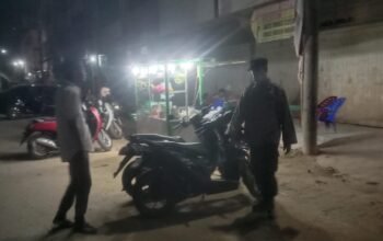 Lewat Patroli Rutin, Personel Polsek Kuala Simpang Antisipasi Terjadinya Aksi Kejahatan