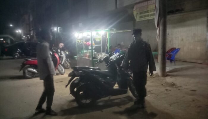 Lewat Patroli Rutin, Personel Polsek Kuala Simpang Antisipasi Terjadinya Aksi Kejahatan